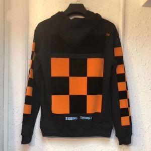 Thời trang ngoài trắng Parker Off-White Zip Parker Parker Orange in