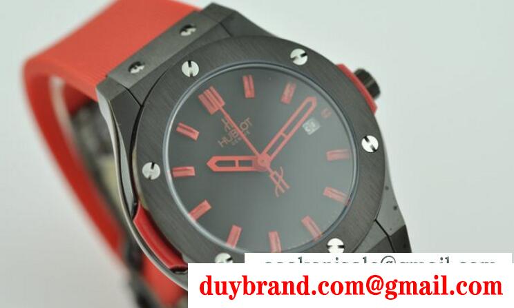 相性抜群のHUBLOT ウブロクラシック フュージョン チタニウム ブラックグミアリゲーターベルト 511.nx.1170.lr メンズ腕時計 