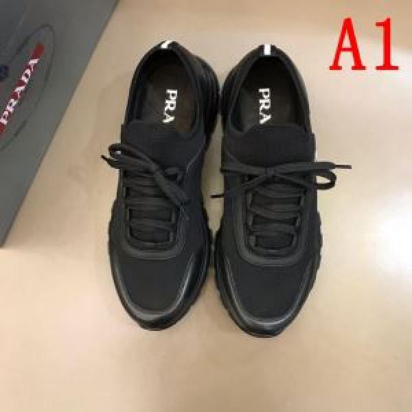 Phố phổ biến thương hiệu mới 2019 Mùa xuân / Mùa hè vào mùa xuân / mùa hè Phổ biến Prada Giày chạy 3 Lựa chọn màu _ Giày thể thao