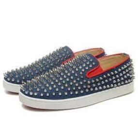 Christian Louboutin Christian Lubutan xuất sắc-Boat-Boat Mens Flat Tads Shoes _Ristian Louboutin_ Thương hiệu giá rẻ (lớn nhất )