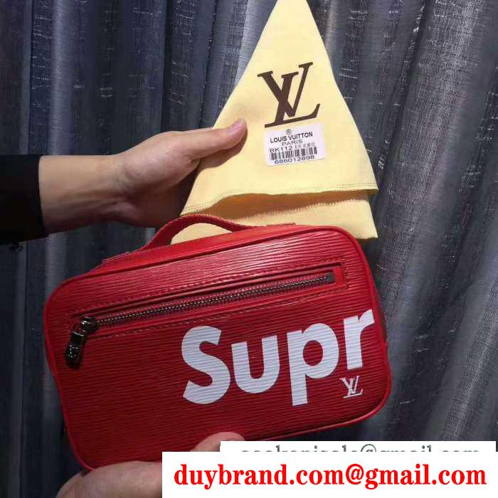 大注目シュプリームルイヴィトンコラボポンチSUPREME lvハンドバッグショッピング2色可選