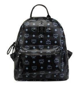 Phong cách MC Muemo Rucksack MCM Backpack Túi Unisex Unisex