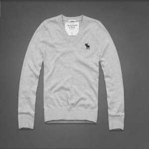 Da nhẹ nhàng Abercrombie Áo len A & F Quần áo Đàn nam V Cổ đan / Mùa đông