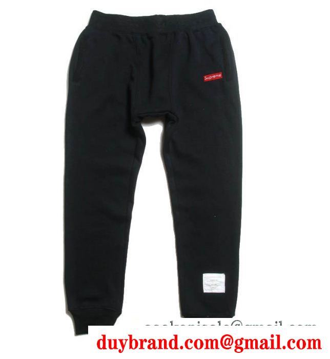 khả năng đàn hồi のあるSUPREME 17awスウェットパンツシュプリームボックスロゴ偽物 大きいサイズルームウェアゆったりズボン