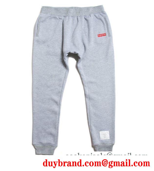 khả năng đàn hồi のあるSUPREME 17awスウェットパンツシュプリームボックスロゴ偽物 大きいサイズルームウェアゆったりズボン