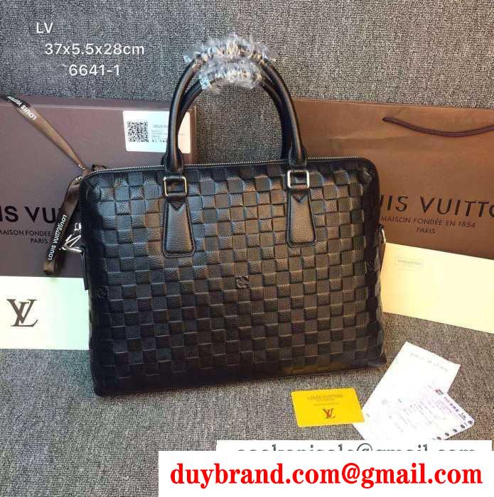 上品ルイヴィトンバッグ 人気ビジネスバッグlouis vuitton ハンドバッグショルダー掛け2wayダミエ