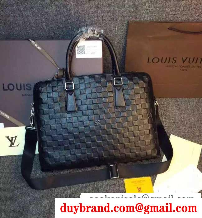 上品ルイヴィトンバッグ 人気ビジネスバッグlouis vuitton ハンドバッグショルダー掛け2wayダミエ