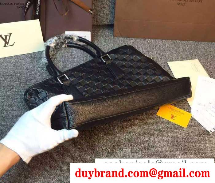 上品ルイヴィトンバッグ 人気ビジネスバッグlouis vuitton ハンドバッグショルダー掛け2wayダミエ