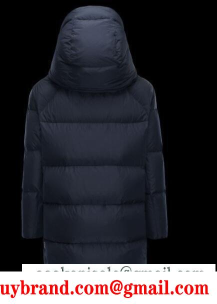 上品なモンクレールレディースダウンコートフィロテア moncler philothea ロングダウンジャケット ネイビー
