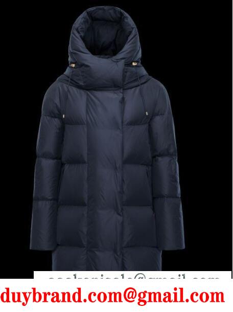 上品なモンクレールレディースダウンコートフィロテア moncler philothea ロングダウンジャケット ネイビー