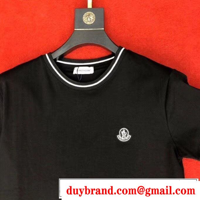2019年夏の一押しファッションアイテム Tシャツ/半袖  人気夏ファションおすすめモンクレール MONCLER 2色可選