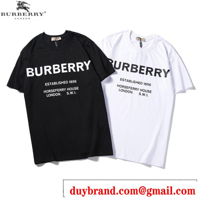2019春夏人気トレンドアイテム  バーバリー BURBERRY  オシャレ印象で人気の高い 2色可選 Tシャツ/ティーシャツ