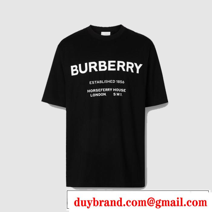 2019春夏人気トレンドアイテム  バーバリー BURBERRY  オシャレ印象で人気の高い 2色可選 Tシャツ/ティーシャツ