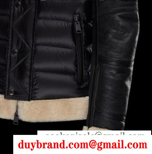 格好いいモンクレールタンクレッドダウンアウターMONCLER tancrede レザーダウンジャケット暖かい