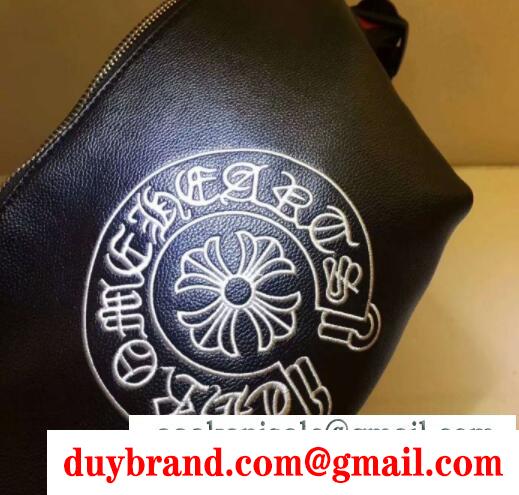 機能性も抜群クロムハーツバッグコピーCHROME hearts レザーウエストポーチボディバッグ自転車ギフトブラック