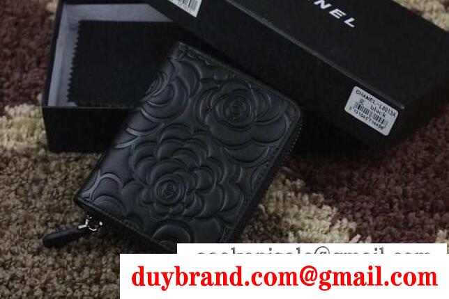 エレガントな財布レディース人気 chanel フラップウォレットミニ財布ｃｃロゴ花柄ブラック