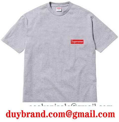 爽やかなシュプリームボックスロゴＴシャツSUPREME 半袖クールネック男女兼用３色可選