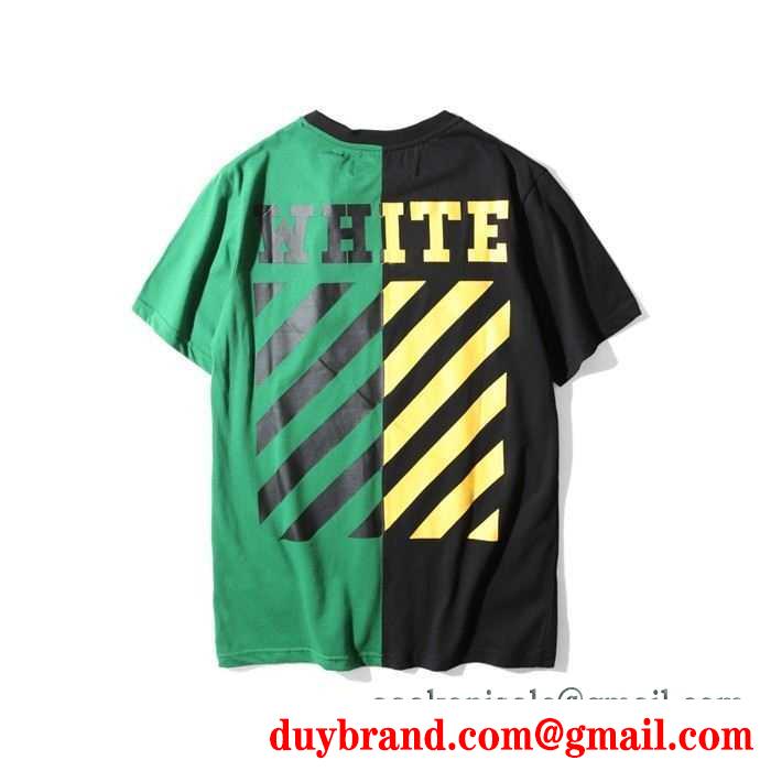 軽さの感じられるOFF-WHITE オフホワイトtシャツコピー メンズ半袖tシャツ ブラック 赤色 2色 