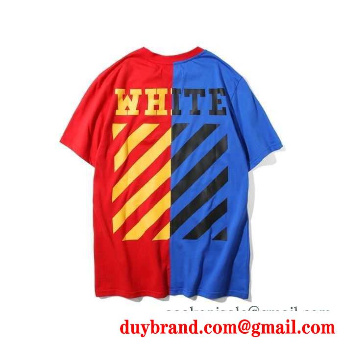 軽さの感じられるOFF-WHITE オフホワイトtシャツコピー メンズ半袖tシャツ ブラック 赤色 2色 