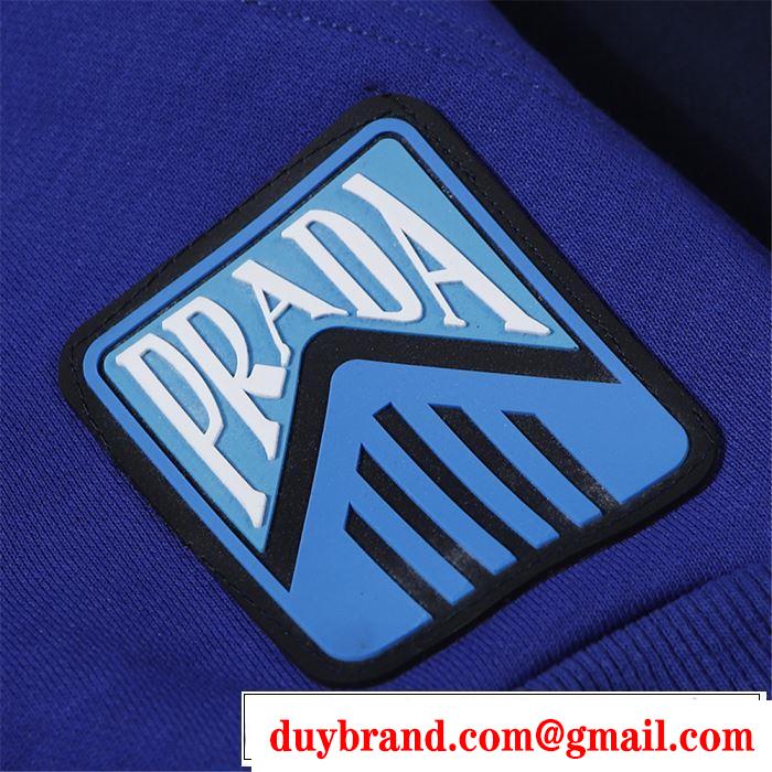 プラダ PRADA パーカー 2色可選 2019春夏も引き続きトレンド 今年春夏ファション流行り