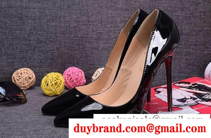 品質保証100%新品Christian louboutinクリスチャンルブタン偽物 パンプス レディース ハイヒール シューズ ブラック