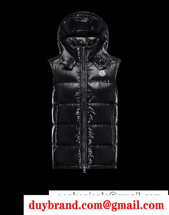 MONCLERモンクレールコピーTIB(チブ）メンズ ダウンジャケット激安偽物 ダウンベスト ダウンアウター フード付き ブラック