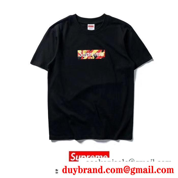 赤字超特価大人気SUPREMEシュプリームコピー激安 ボックスロゴ付き 半袖tシャツコピー ブラック ホワイト 2色可選