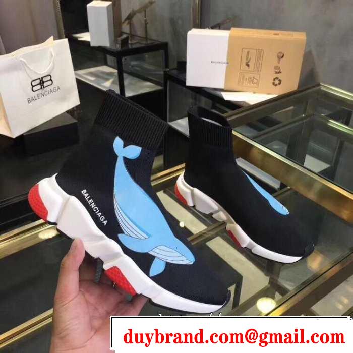 BALENCIAGA Speed Trainer 上品な涼やかさある印象に バレンシアガ スピードトレーナー メンズ スニーカー 2019SS