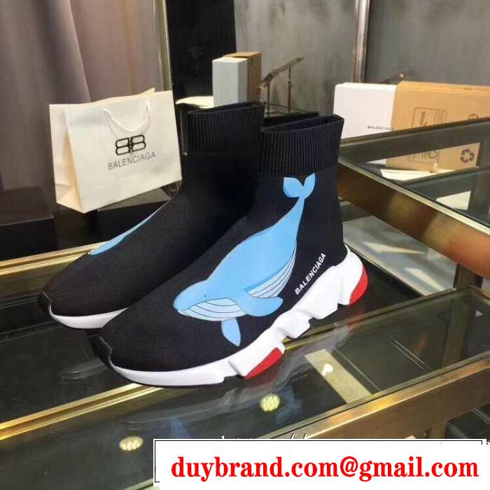 BALENCIAGA Speed Trainer 上品な涼やかさある印象に バレンシアガ スピードトレーナー メンズ スニーカー 2019SS