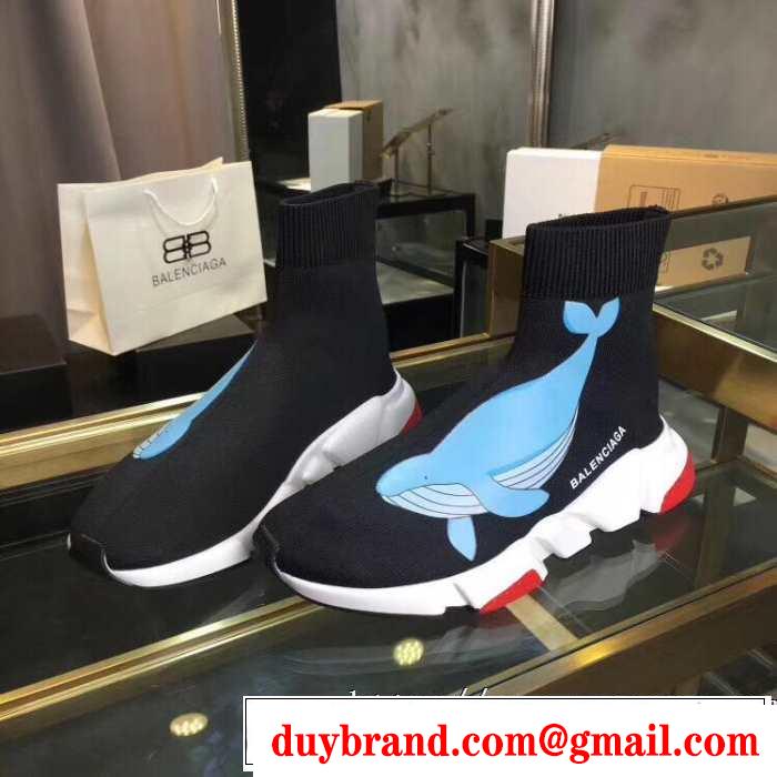 BALENCIAGA Speed Trainer 上品な涼やかさある印象に バレンシアガ スピードトレーナー メンズ スニーカー 2019SS