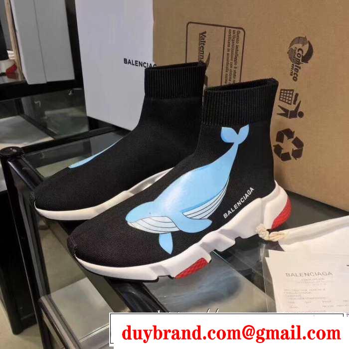 BALENCIAGA Speed Trainer 上品な涼やかさある印象に バレンシアガ スピードトレーナー メンズ スニーカー 2019SS