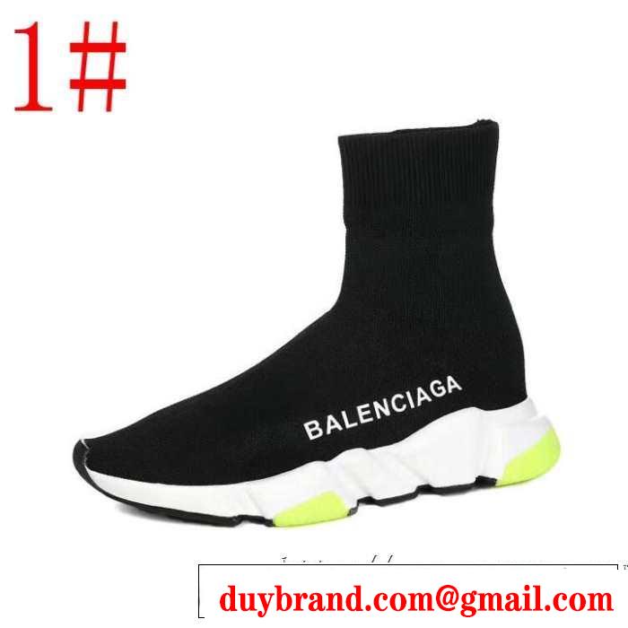 2019春夏のトレンド新商品 メンズ スニーカー 多色可選 BALENCIAGA Speed Trainer バレンシアガ スピードトレーナー