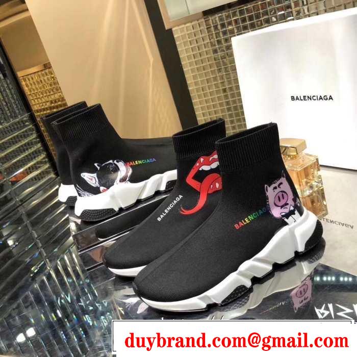 4色可選  BALENCIAGA Speed Trainer 夏気分UP最新コレクション バレンシアガ スピードトレーナー メンズ スニーカー