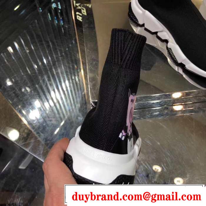 4色可選  BALENCIAGA Speed Trainer 夏気分UP最新コレクション バレンシアガ スピードトレーナー メンズ スニーカー