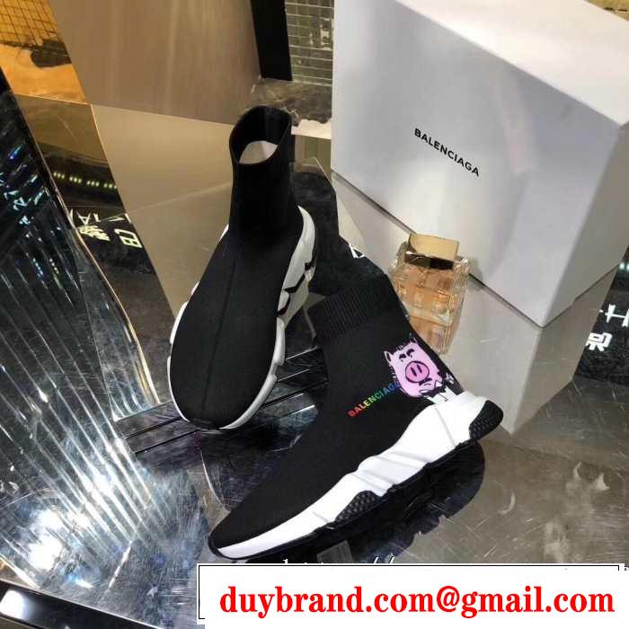 4色可選  BALENCIAGA Speed Trainer 夏気分UP最新コレクション バレンシアガ スピードトレーナー メンズ スニーカー