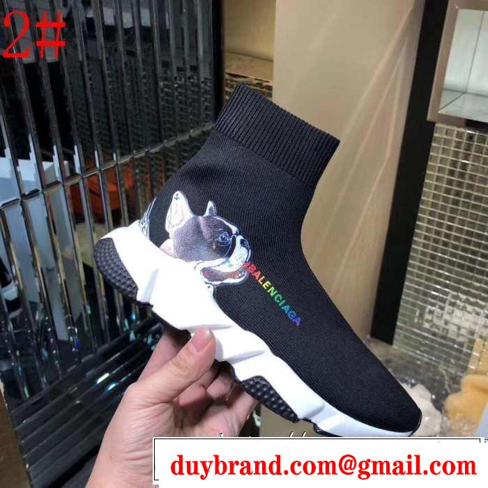 4色可選  BALENCIAGA Speed Trainer 夏気分UP最新コレクション バレンシアガ スピードトレーナー メンズ スニーカー