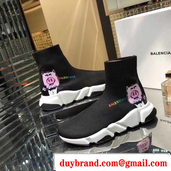 4色可選  BALENCIAGA Speed Trainer 夏気分UP最新コレクション バレンシアガ スピードトレーナー メンズ スニーカー