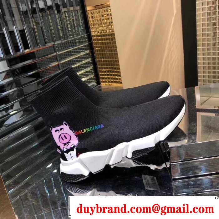 4色可選  BALENCIAGA Speed Trainer 夏気分UP最新コレクション バレンシアガ スピードトレーナー メンズ スニーカー