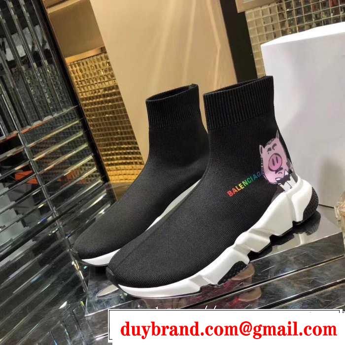 4色可選  BALENCIAGA Speed Trainer 夏気分UP最新コレクション バレンシアガ スピードトレーナー メンズ スニーカー
