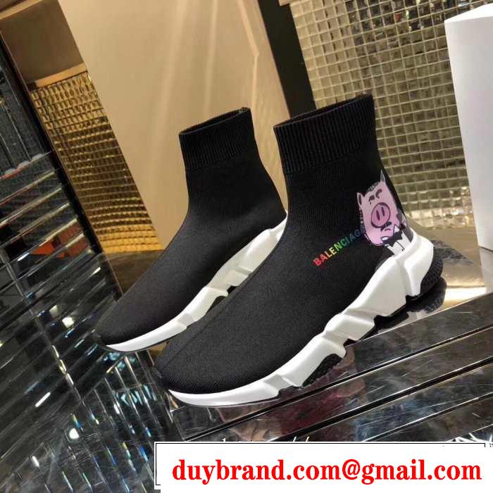 4色可選  BALENCIAGA Speed Trainer 夏気分UP最新コレクション バレンシアガ スピードトレーナー メンズ スニーカー