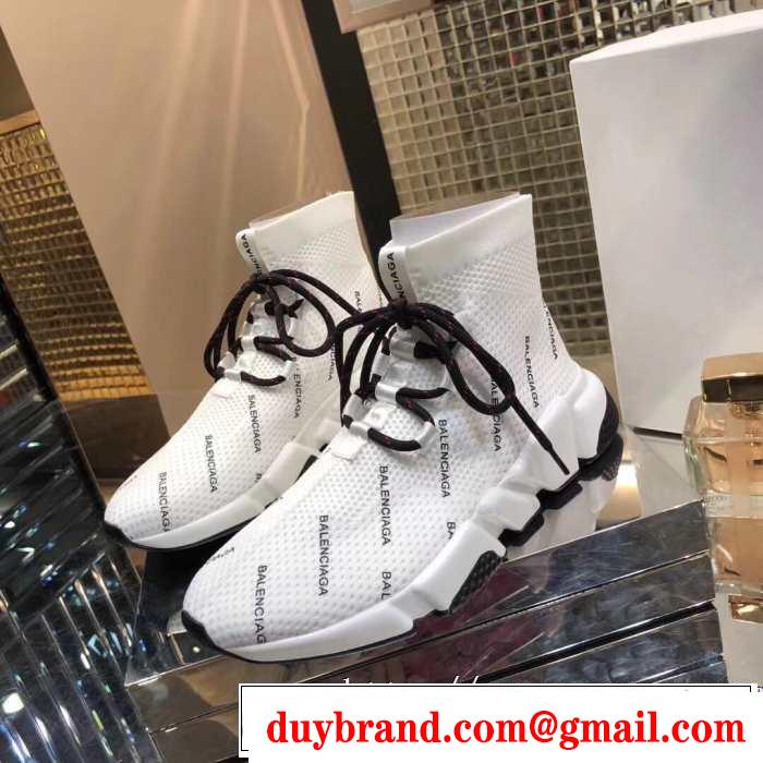 【2019年】夏のファッション 2色可選  BALENCIAGA Speed Trainer バレンシアガ スピードトレーナー メンズ スニーカー
