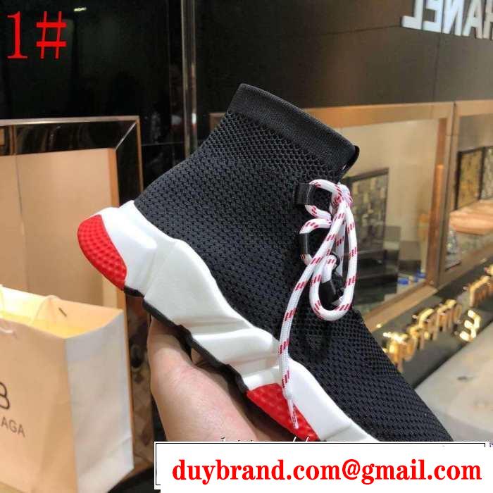 3色可選  BALENCIAGA Speed Trainer バレンシアガ スピードトレーナー メンズ スニーカー 【2019年】夏のファッション