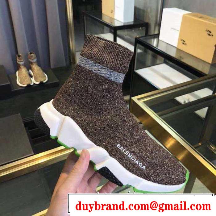 多色可選 2019春夏は人気定番  BALENCIAGA Speed Trainer バレンシアガ スピードトレーナー メンズ スニーカー
