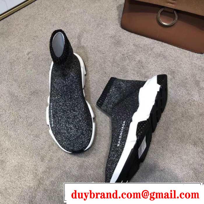 2色可選  BALENCIAGA Speed Trainer バレンシアガ スピードトレーナー人気ストリートブランド新品 メンズ スニーカー