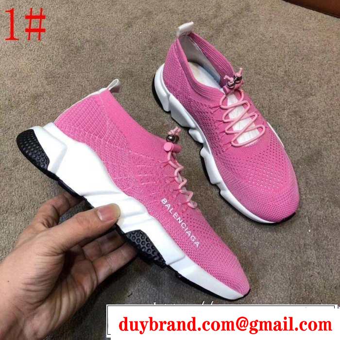 さわやか夏スタイル新品  多色可選 2019SS BALENCIAGA Speed Trainer バレンシアガ スピードトレーナー メンズ スニーカー
