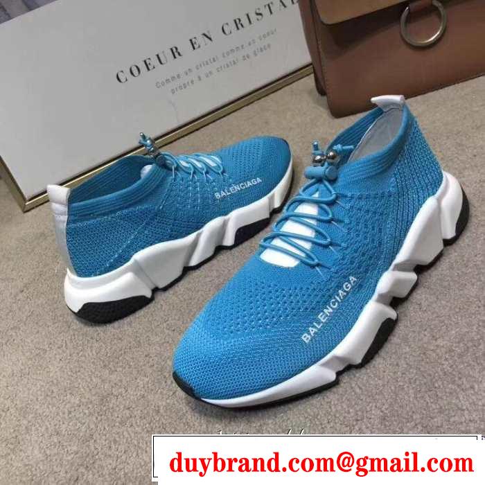 さわやか夏スタイル新品  多色可選 2019SS BALENCIAGA Speed Trainer バレンシアガ スピードトレーナー メンズ スニーカー