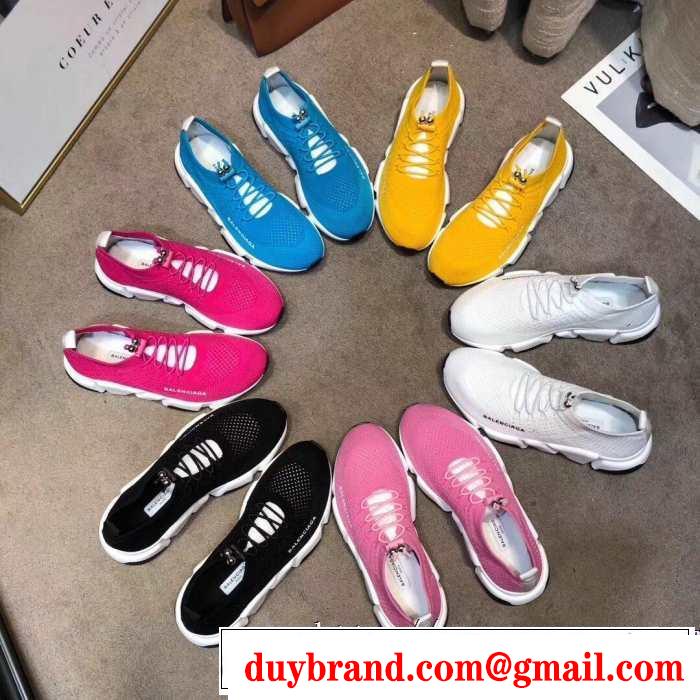 さわやか夏スタイル新品  多色可選 2019SS BALENCIAGA Speed Trainer バレンシアガ スピードトレーナー メンズ スニーカー