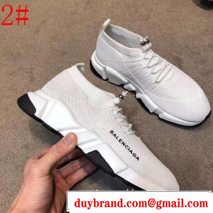 さわやか夏スタイル新品  多色可選 2019SS BALENCIAGA Speed Trainer バレンシアガ スピードトレーナー メンズ スニーカー