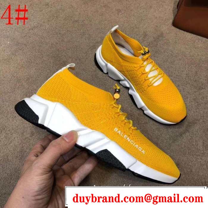 さわやか夏スタイル新品  多色可選 2019SS BALENCIAGA Speed Trainer バレンシアガ スピードトレーナー メンズ スニーカー