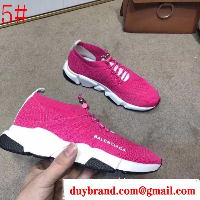 さわやか夏スタイル新品  多色可選 2019SS BALENCIAGA Speed Trainer バレンシアガ スピードトレーナー メンズ スニーカー